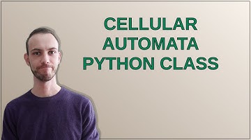 Codereview: Cellular Automata Python Class
