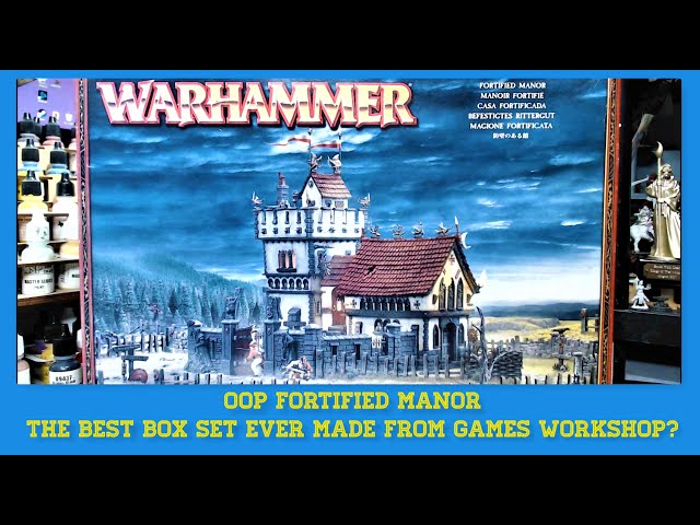 RARE Old Warhammer Terrain!  2007 Fortified Manor Gaming Table 