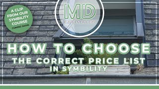 How to Choose the Correct Price List in Symbility - Sneak Peak of Symbility Training, Coming Soon