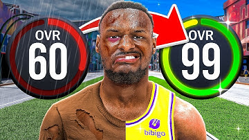 Bronny James But Every Basket is +1 ATTRIBUTE (60-99 Overall Evolution)