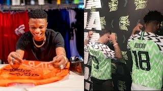 Wizkid Breaks Another Record; Sign Partnership Deal With Nike To Release STRABOY FC Jerseys