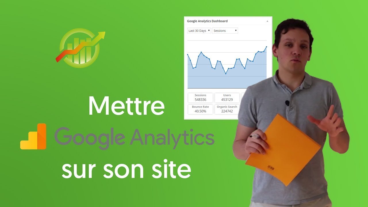 Comment installer Google Analytics sur son site - YouTube