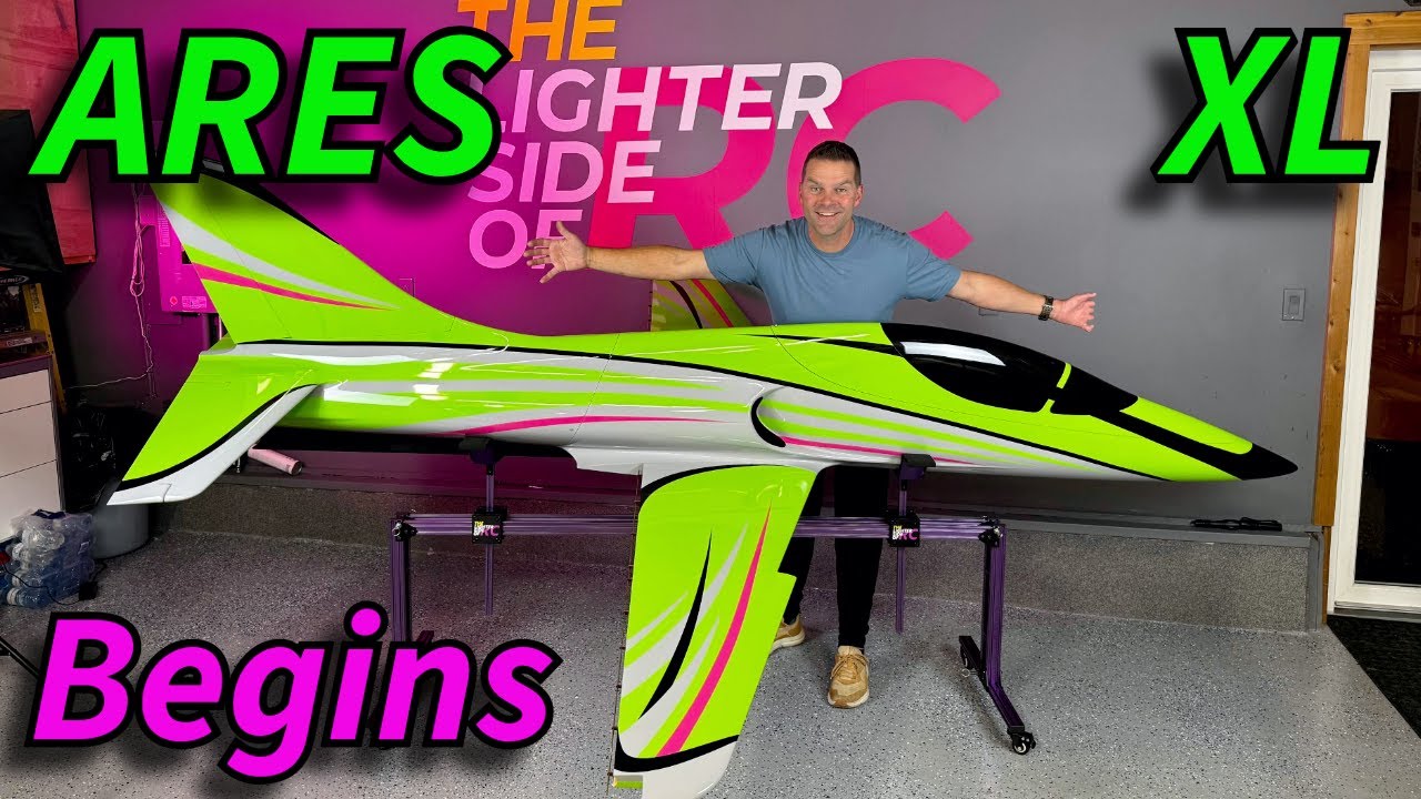 Эпичная сборка радиоуправляемого реактивного самолета: KRILL ARES XL. Первые шаги - Видео 1