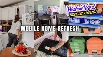 MOBILE HOME REFRESH WALMART SHOPPING SINGLE WIDE LIVING KIMI COPE