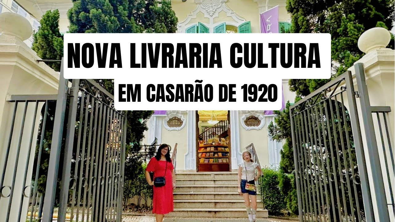 A NOVA LIVRARIA CULTURA EM SÃO PAULO. Reabriu em um novo endereço. 