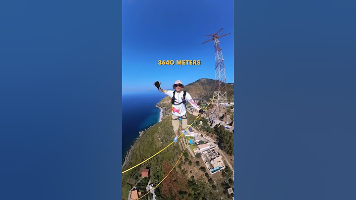 Walking The World’s Longest Slackline 😮‍💨