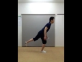ブレない身体づくり、お尻引き上げに！ペットボトル 片足スクワット