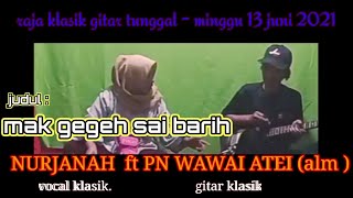 KLASIK LAMPUNG NEW SEJARAH UGHIK KLASIK GITAR TUNGGAL ABUNG NURJANAH ft PN WAWAI ATEI