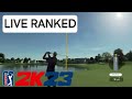PGA TOUR 2K23 | RANKED SOLO LIVE | PS5