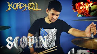 SCOPIN - KORDHELL + Ravens Rock || Drum Cover