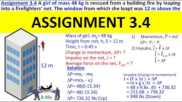 Assignment 3.4 | Class 11 Physics Chapter 3 Forces and Motion | Federal Board KP Board Study with ME