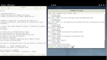 Creación de contenedor docker de nginx y carpeta compartida