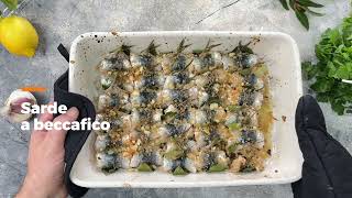 Tutto il profumo e i sapori della SICILIA in un unico PIATTO INIMITABILE: le SARDE A BECCAFICO!