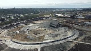 San Diego Stadium Demolition at New SDSU Campus - Aerial View