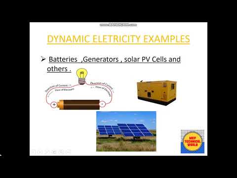 Цахилгаан эрчим хүчний төрөл | Статик ба динамик цахилгааны ялгаа