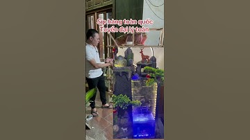 Bàn giao thác nước phong thủy cho khách thanh hóa #thacnuocphongthuy #decophongkhach #xuhuongyoutube