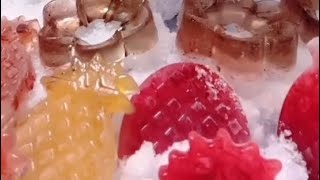ASMR 1272 WHITE SHAAVED ICE WITH HARD ICE EATING