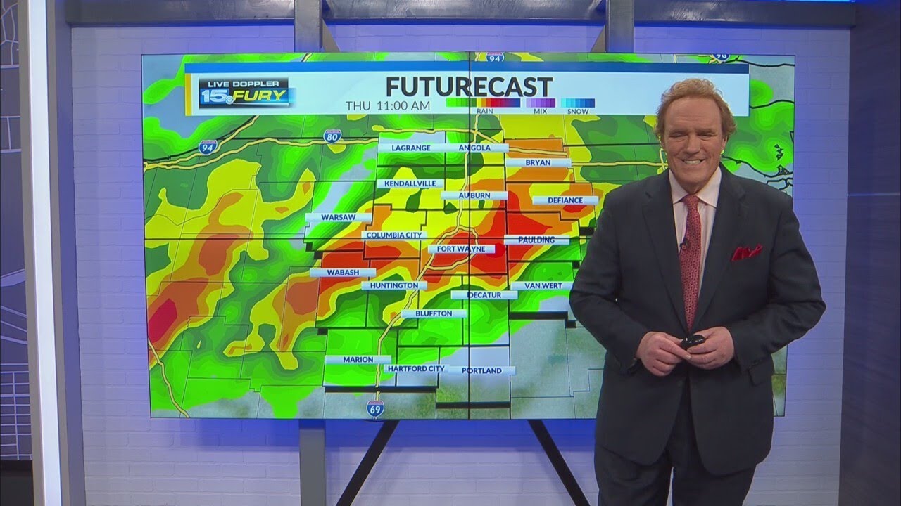Showers and Storms continue through late morning - YouTube