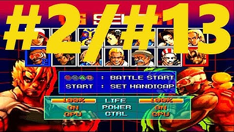 Fatal Fury: Wild Ambition PSXFIN V 1.13 Cpu Mr. Karate Vs Cpu Duck King PART #2./ #13. 🔛 👈