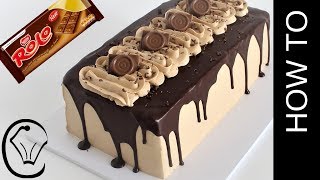 ROLO Condensed Milk Buttercream Chocolate Cake Chocolate Drip Vanilla Pudding Filling