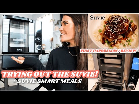 TRYING OUT THE SUVIE KITCHEN ROBOT + Smart Meal Kit