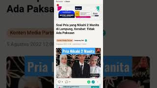 Pria nikahi langsung 2 wanita  #pria #wanita #menikah #viral #trending #cinta #love #nikah #shorts