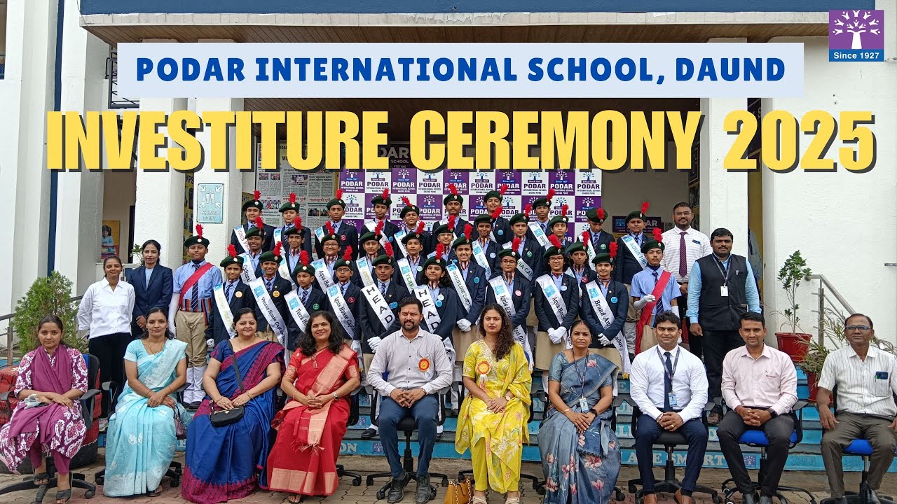 Investiture Ceremony 2025 | Podar International School, Daund
