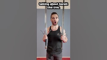 Swords are a Story Telling Tool! #funny #witcher #swordartonline