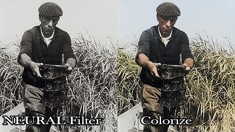 Photoshop 2021 NEW Feature-Neural Filter-Colorize