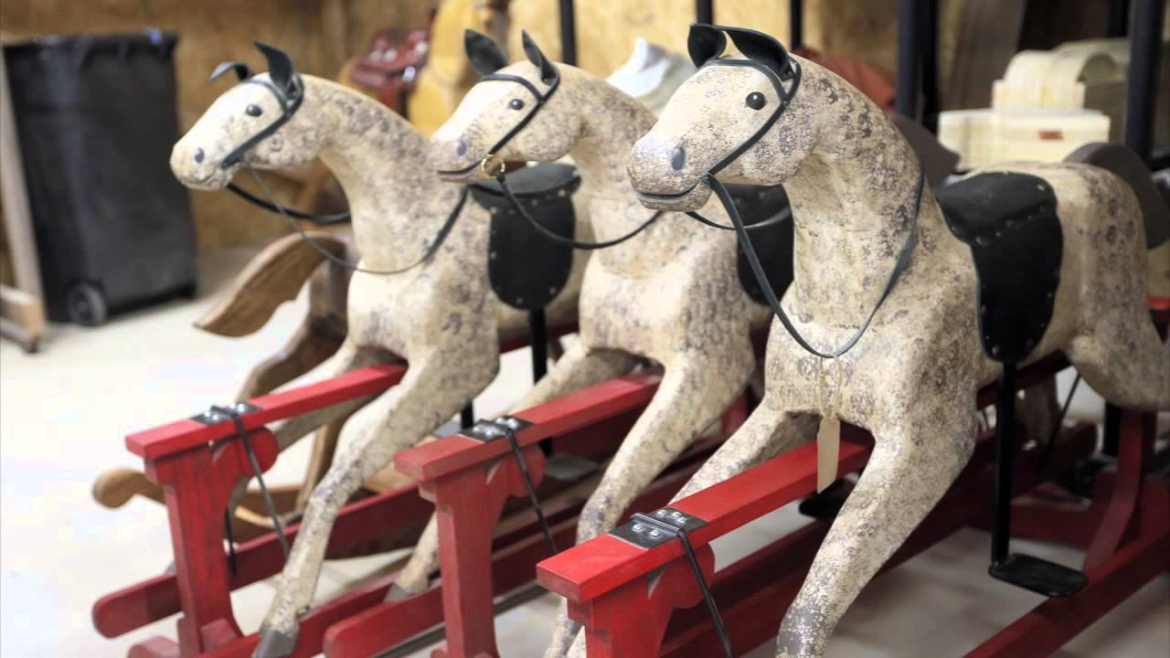 Rocking Horse for Prince George Commissioned by an Oklahoman - YouTube