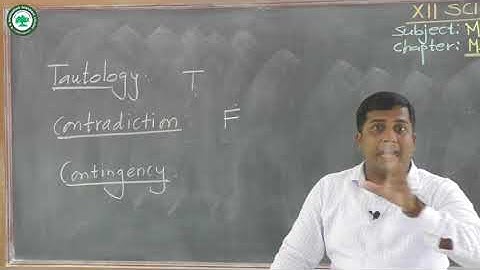XII.Sci (Math) || Topic: Mathematical Logic || By Prof. Rajale J.S.