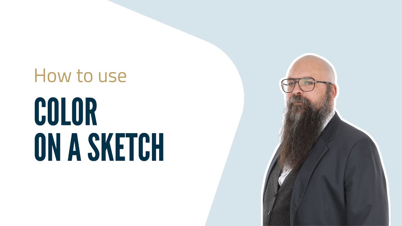 SOLIDWORKS TUTORIAL: How to use color on a sketch in SOLIDWORKS