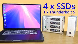 Is This The BEST Mac Thunderbolt 5 SSD Enclosure? Acasis TB504 Review &amp; Speed Tests With MacBook Pro