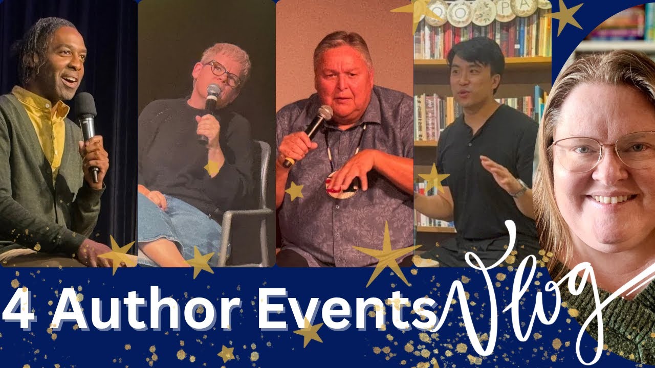 4 Events, 4 Authors, 4 Books | Book Vlog - YouTube