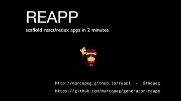Reapp - install and scaffold a new React app