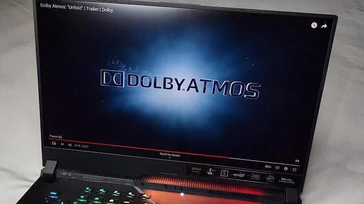 Best Laptop Speakers? - Dolby Atmos - Asus ROG Strix Scar  (Speaker Test - Listen with Headphones) - DayDayNews