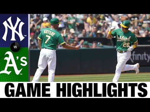 Yankees vs. A's Game Highlights (8/28/21) | MLB Highlights