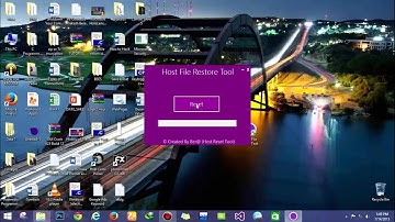 Fix Or Restore Host File of Windows 10/8.1/8/7