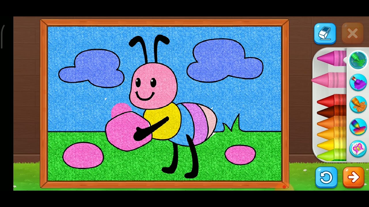 kids animated drawing||kids nursery drawing||Drawing||colour filling