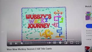 Wow Wow Wubbzy Wubbzys Wacky Journey Le Card 2009