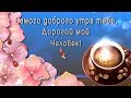 🎶💗 Самого доброго утра тебе, Дорогой мой Человек! 🎶💗 Анимационная  открытка 4K