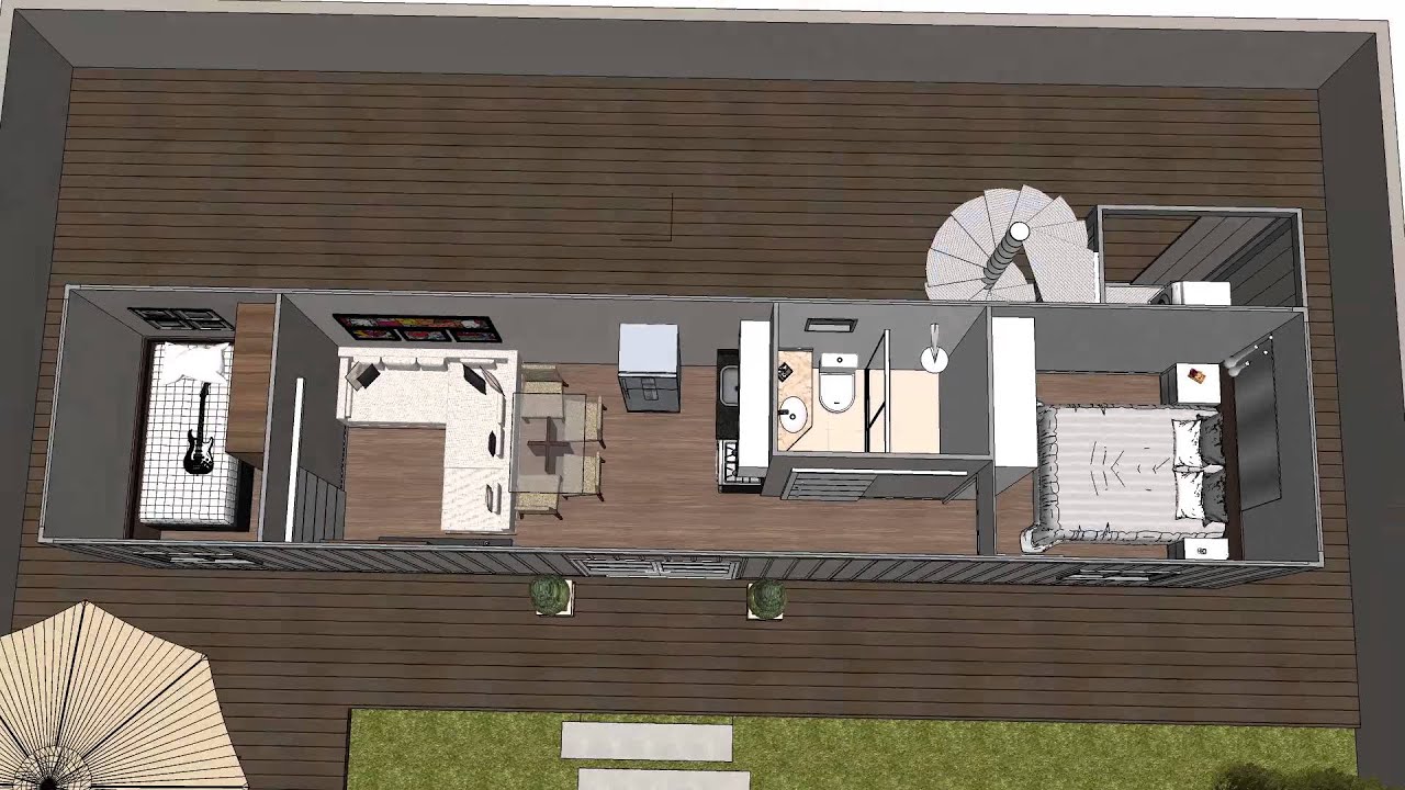 Homainer projeto casa container 2 - YouTube