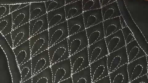 Week 47 of "A Grid Design Every Week"; Diamonds and teardrops