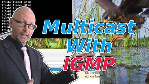 Multicast with IGMP for correct traffic flow within a network.