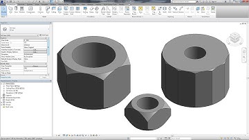 Revit Tips - Easy Parametric Anchor Bolt Head & Nut Making