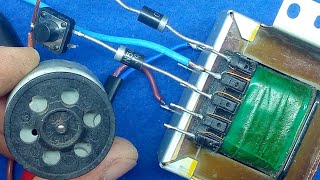 Amazing DC Motor Forward &amp; Reverse Circuit Using 2 Switches and 2 Diodes ⚡