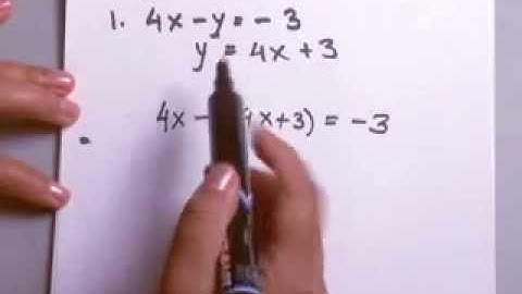 8.2.2 Systems of Linear Equations: Solve Special Systems