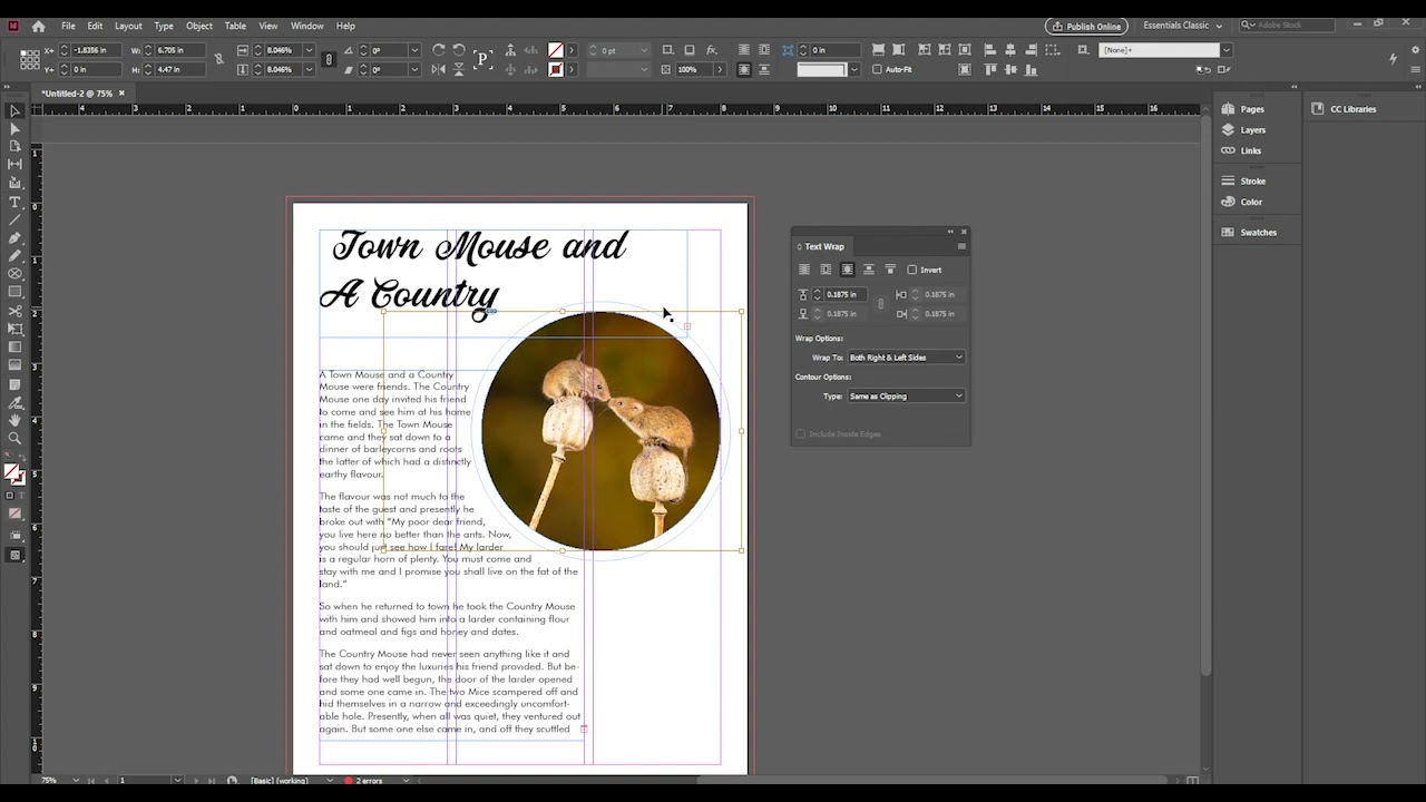 basics of indesign