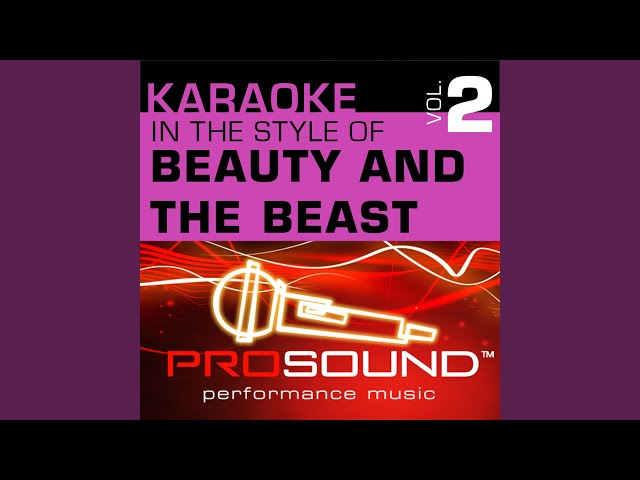 Be Our Guest (Karaoke With Background Vocals) (In the style of Beauty And The Beast) class=