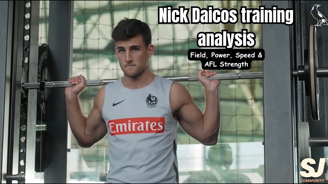 How Nick Daicos trains to dominate on game day 🔥 gym, field & more